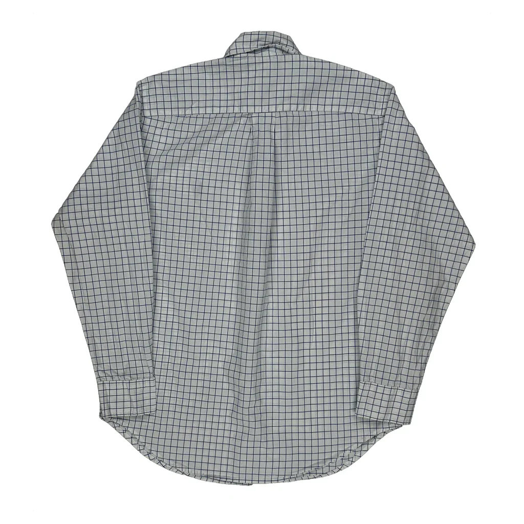 Age 10-12 Ralph Lauren Checked Shirt - Medium White Cotton - Image 2