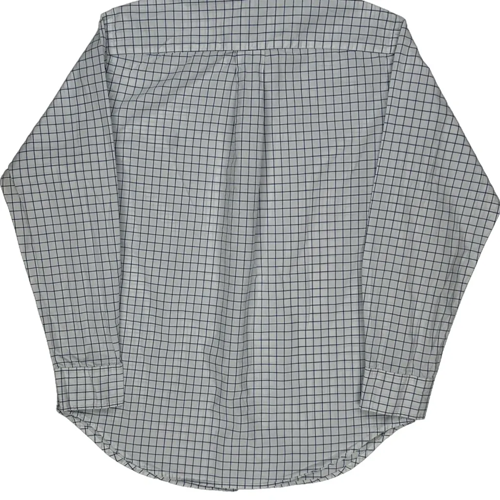 Age 10-12 Ralph Lauren Checked Shirt - Medium White Cotton - Image 6