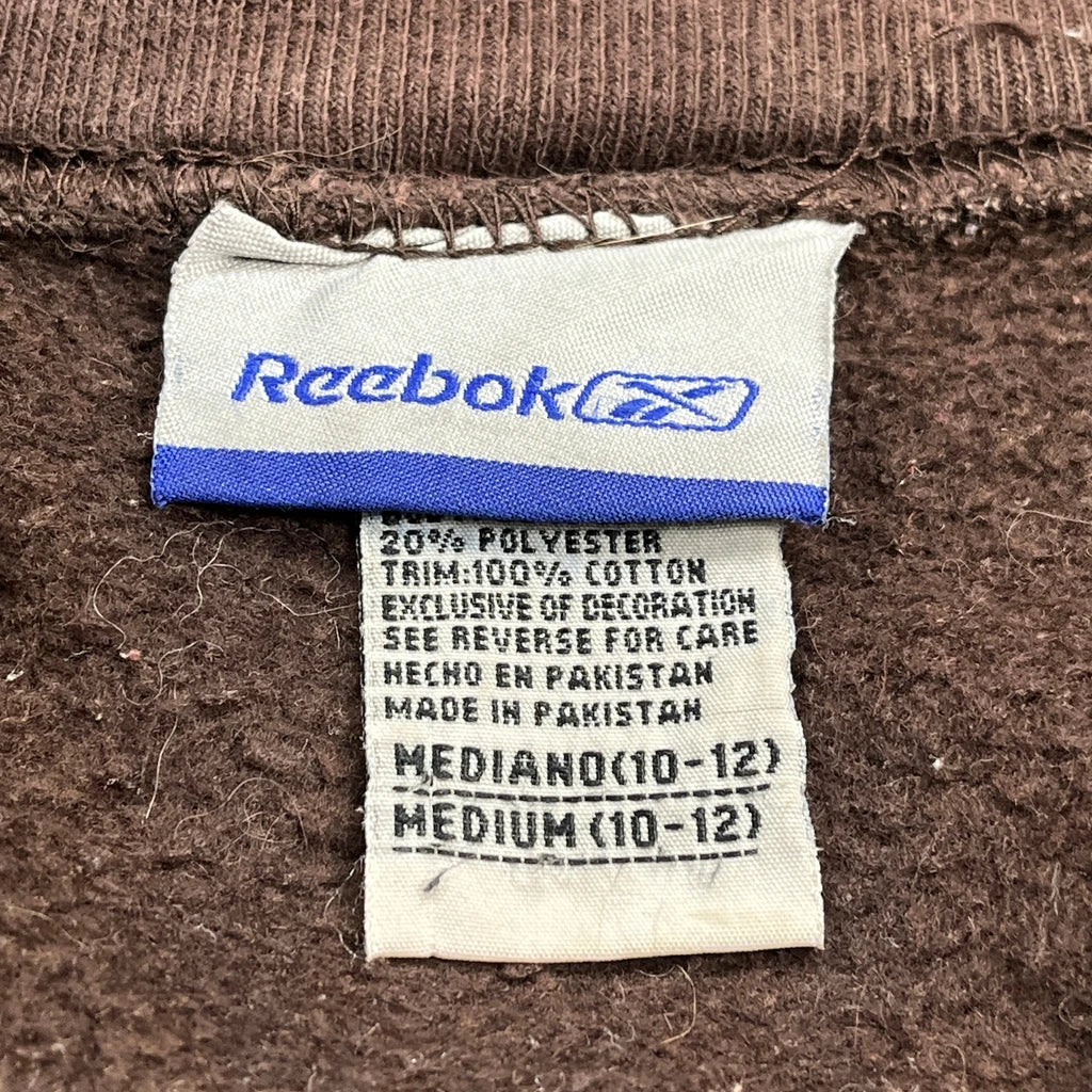 Age 10-12 Reebok Sweatshirt - Medium Brown Polyester - Image 3