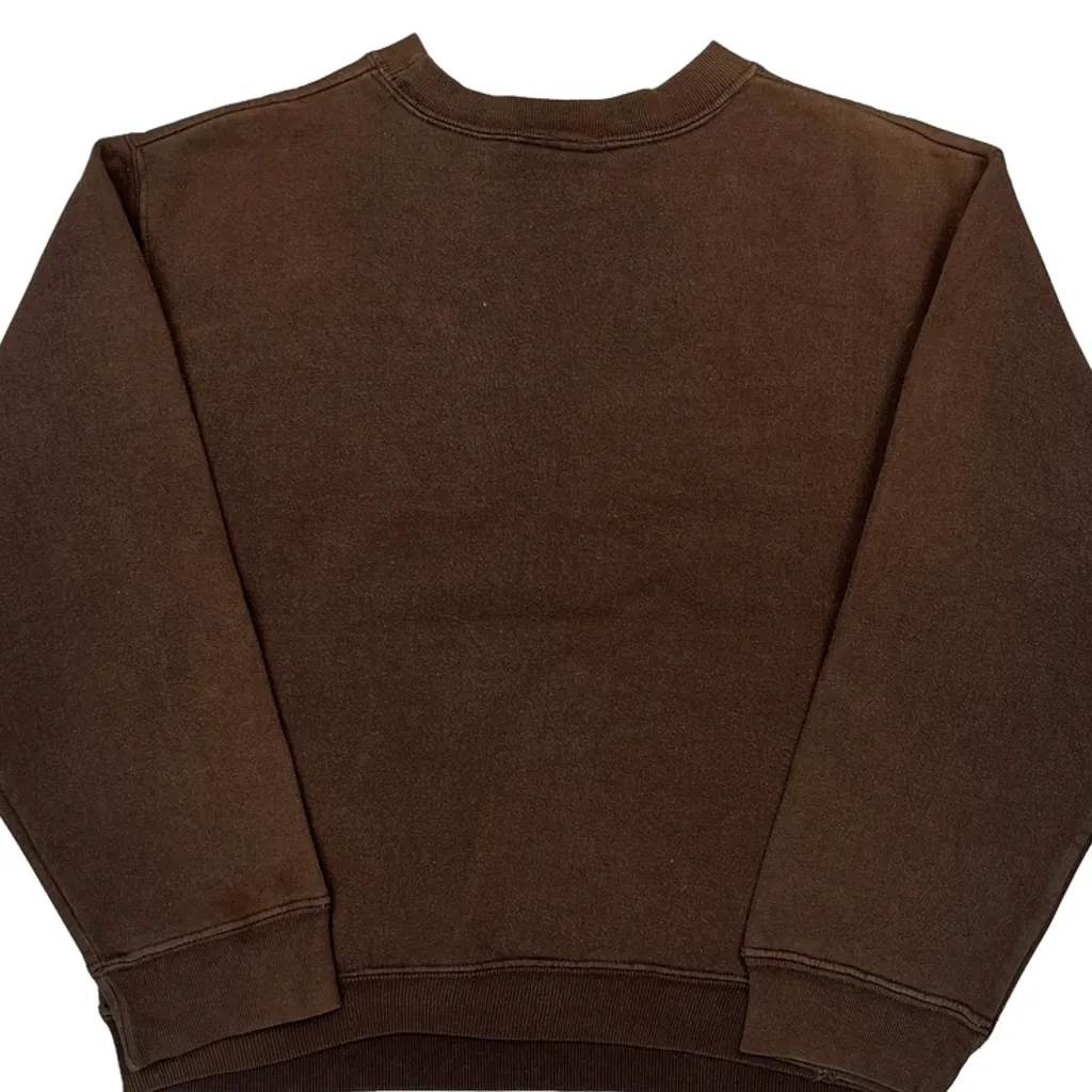 Age 10-12 Reebok Sweatshirt - Medium Brown Polyester - Image 6