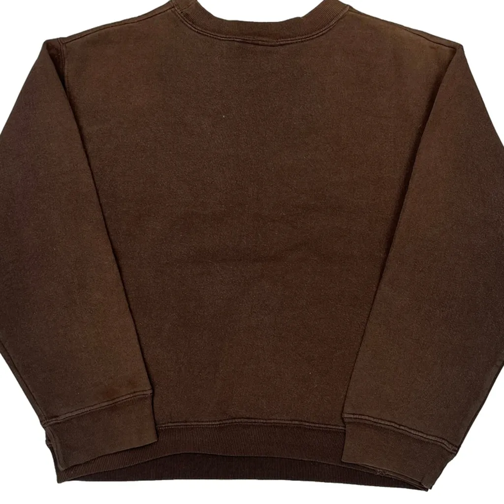 Age 10-12 Reebok Sweatshirt - Medium Brown Polyester - Image 7