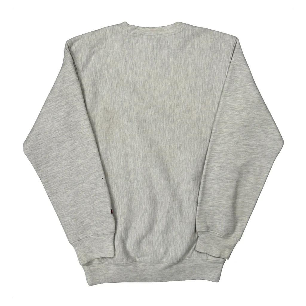 Age 10-12 Reverse Weave Champion Sweatshirt - XL Grey Cotton - Image 2