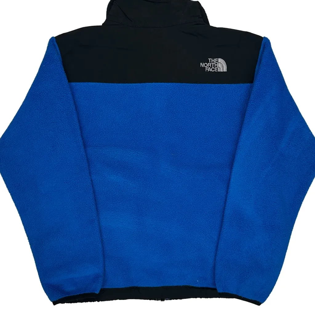 Age 10-12 The North Face Fleece Jacket - Medium Blue Polyester - Image 7