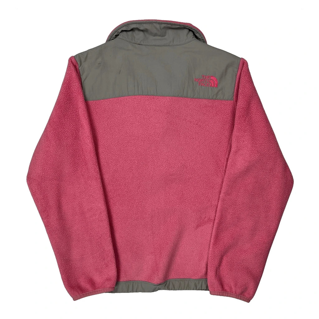 Age 10-12 The North Face Denali Fleece Jacket - Medium Pink Polyester - Image 2
