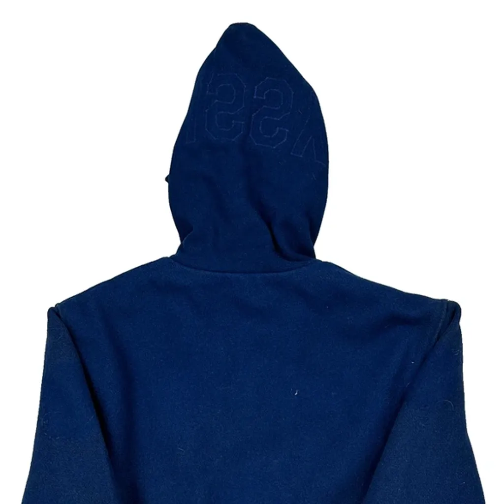 Age 10 Delong Varsity Jacket - XS Blue Wool - Image 6