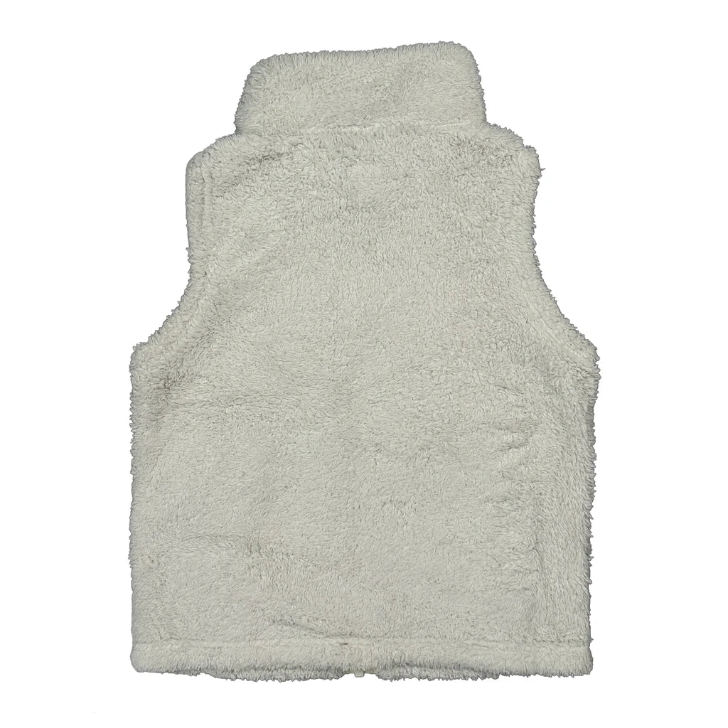 Age 10 Patagonia Fleece Gilet - Medium White Polyester - Image 2