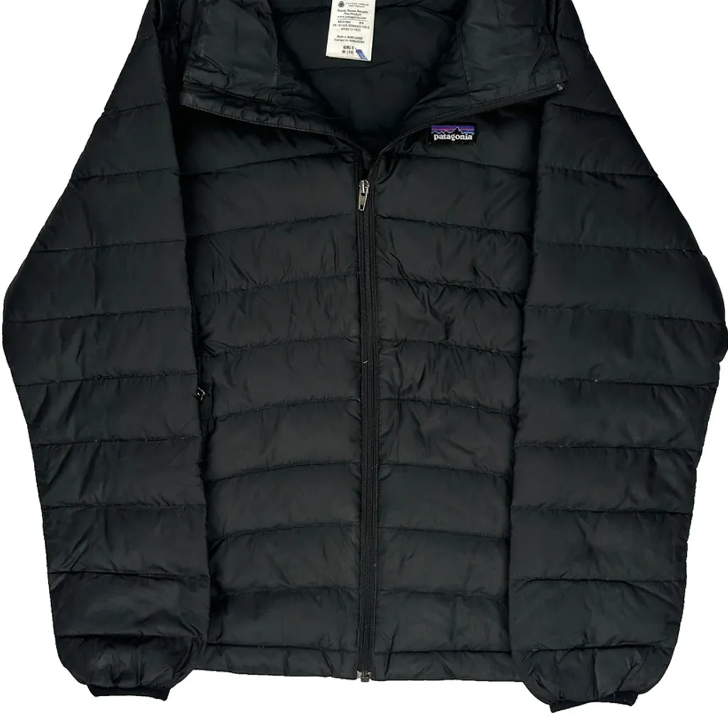 Age 10 Patagonia Puffer - Medium Black Polyester - Image 5