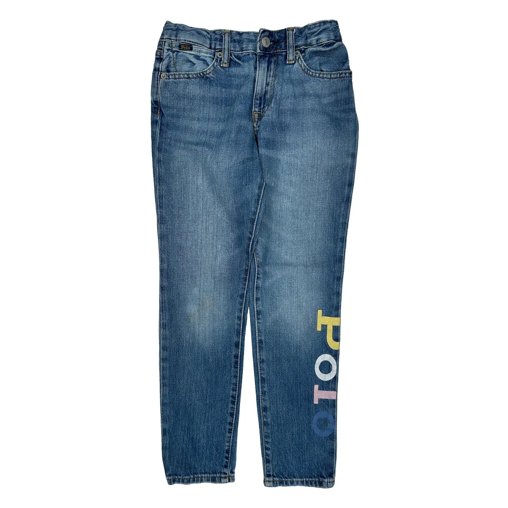 Age 10 Polo By Ralph Lauren Jeans - Mediumw 22L Blue Cotton - Image 2