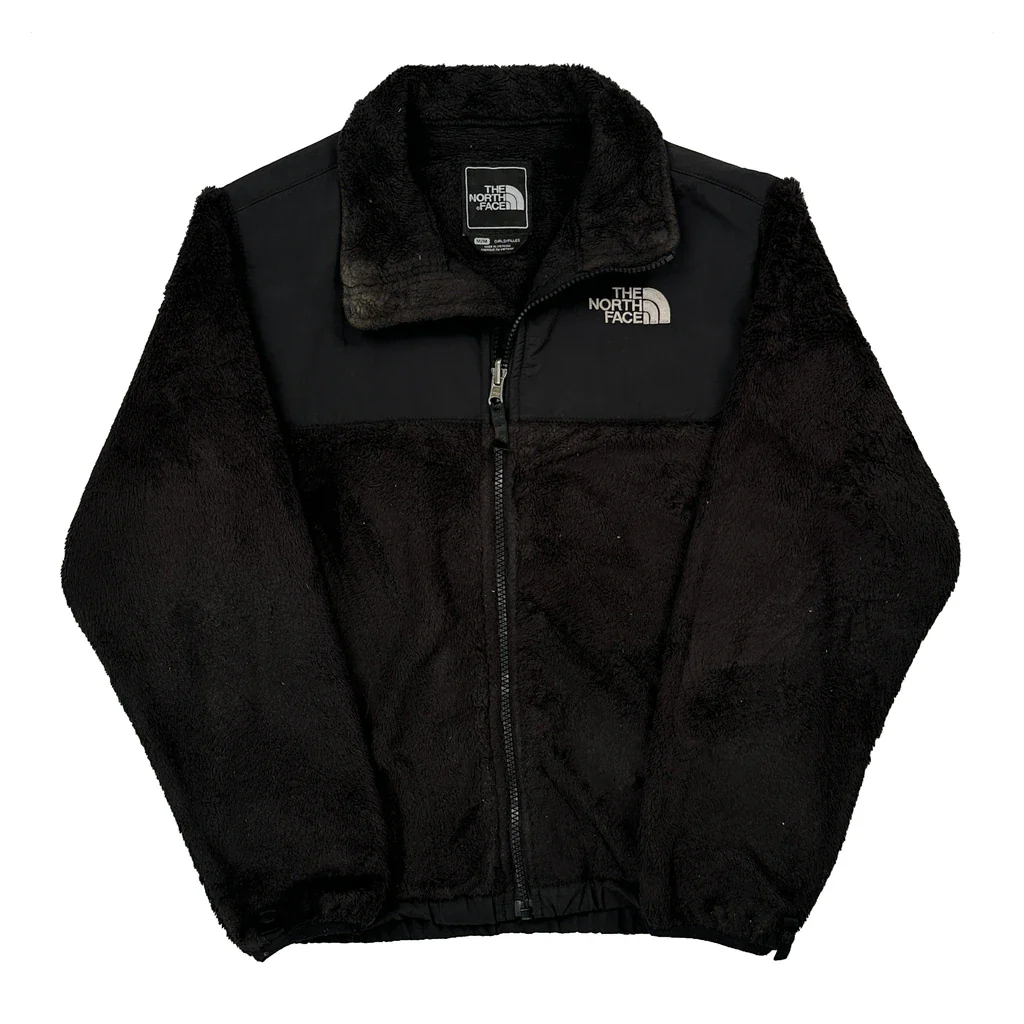 Age 11-12 The North Face Fleece Jacket - Medium Black Polyester