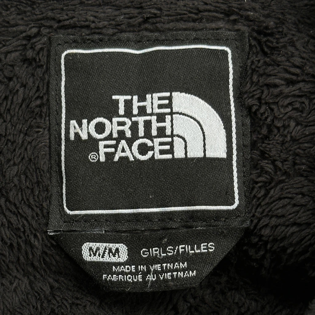Age 11-12 The North Face Fleece Jacket - Medium Black Polyester - Image 3