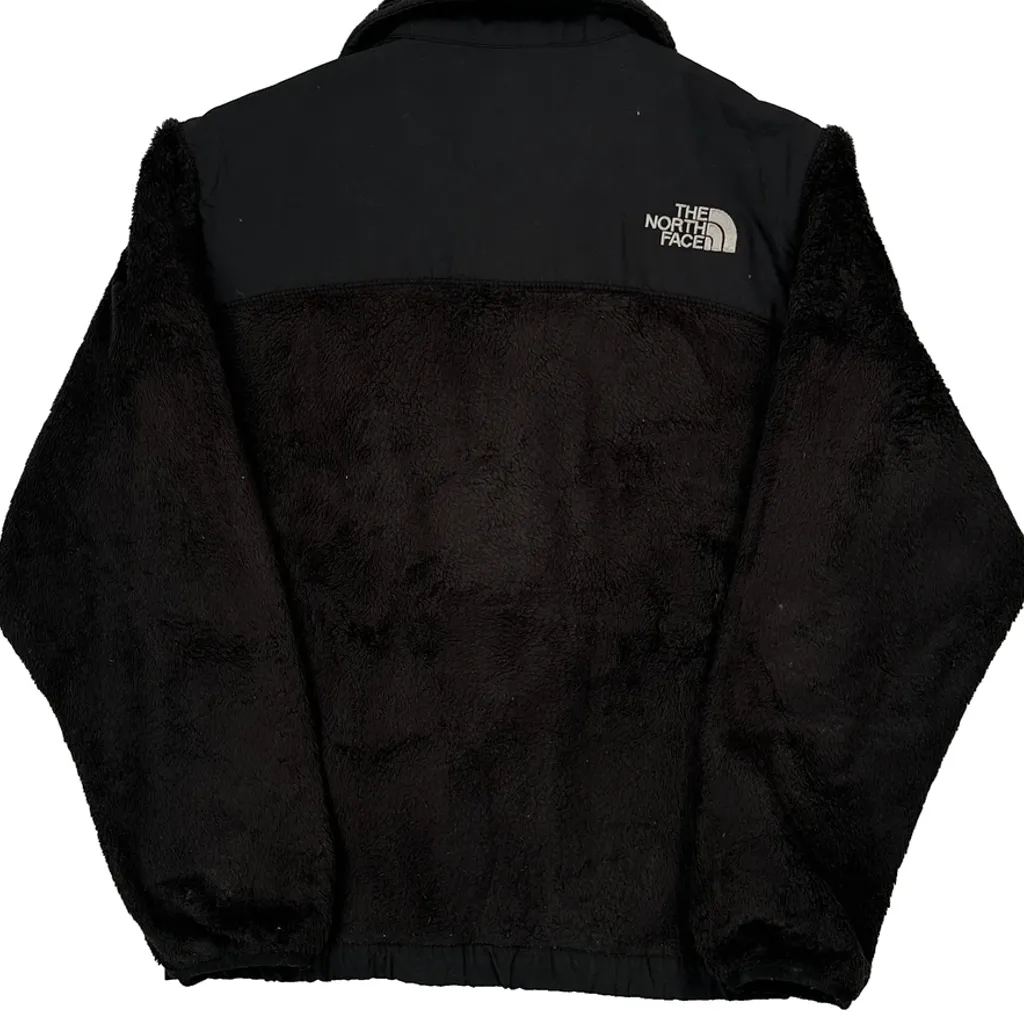 Age 11-12 The North Face Fleece Jacket - Medium Black Polyester - Image 7