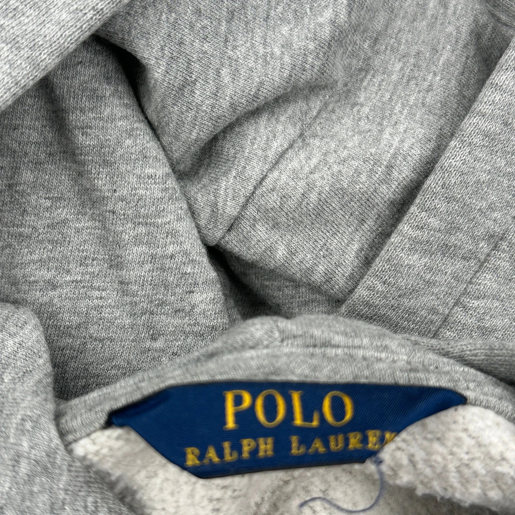 Age 11-14 Polo By Ralph Lauren Hoodie - Large Grey Cotton Blend - Image 4