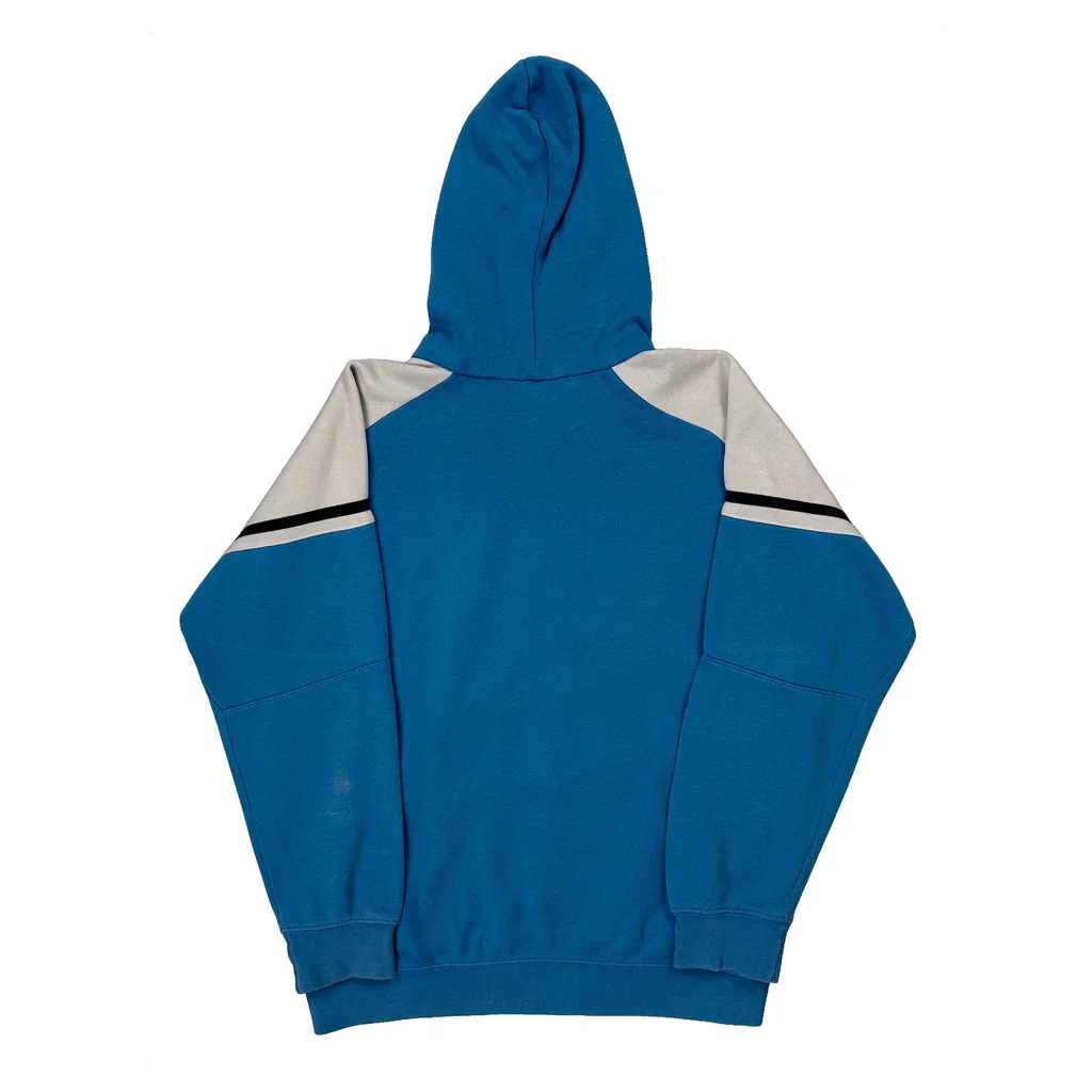 Age 12-13 Nike Hoodie - Large Blue Cotton - Image 2