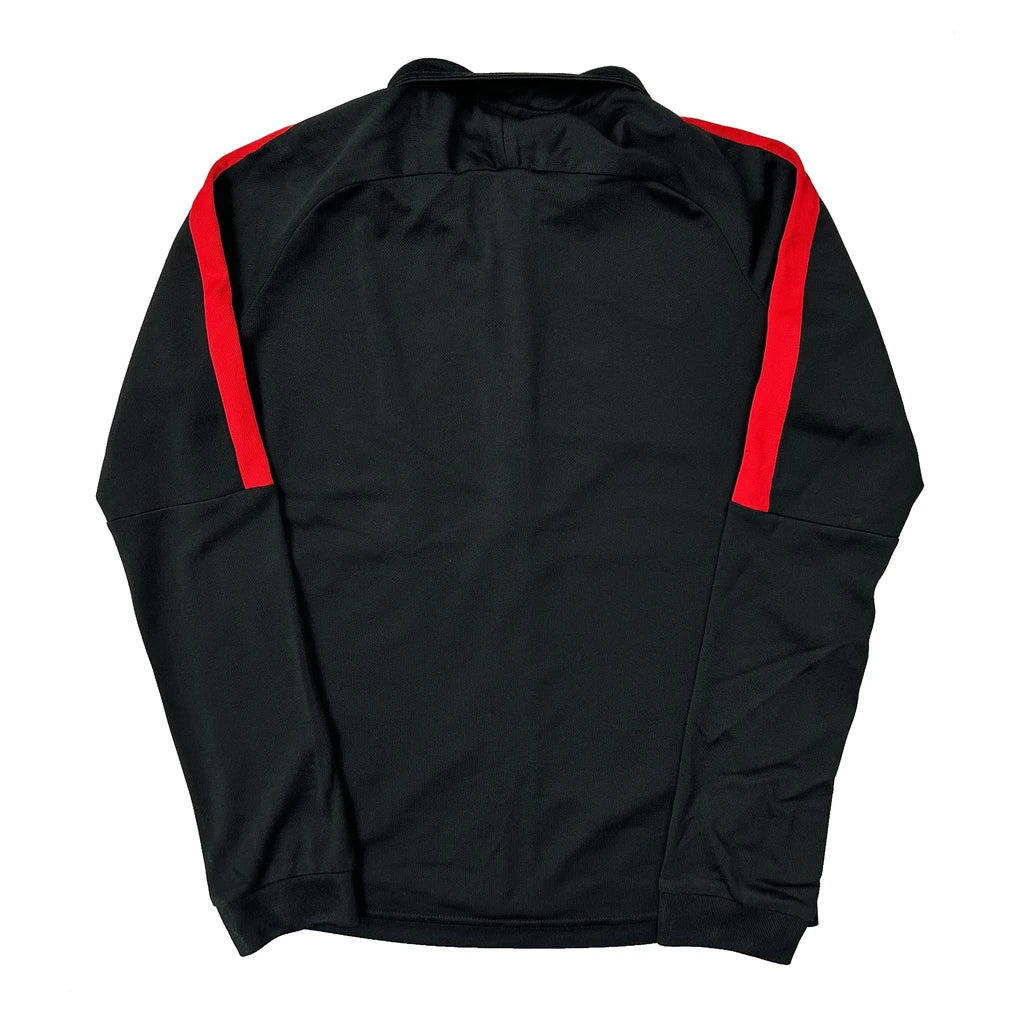 Age 12-13 Nike Track Jacket - Large Black Polyester - Image 2