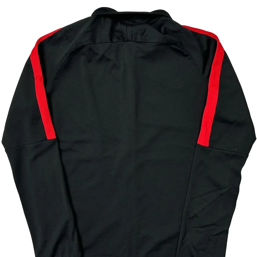 Age 12-13 Nike Track Jacket - Large Black Polyester - Image 7