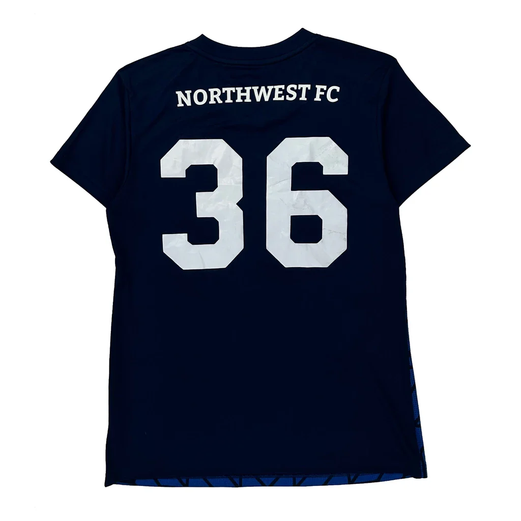 Age 12-14 Adidas Northwest Fc Jersey - Medium Blue Polyester - Image 2