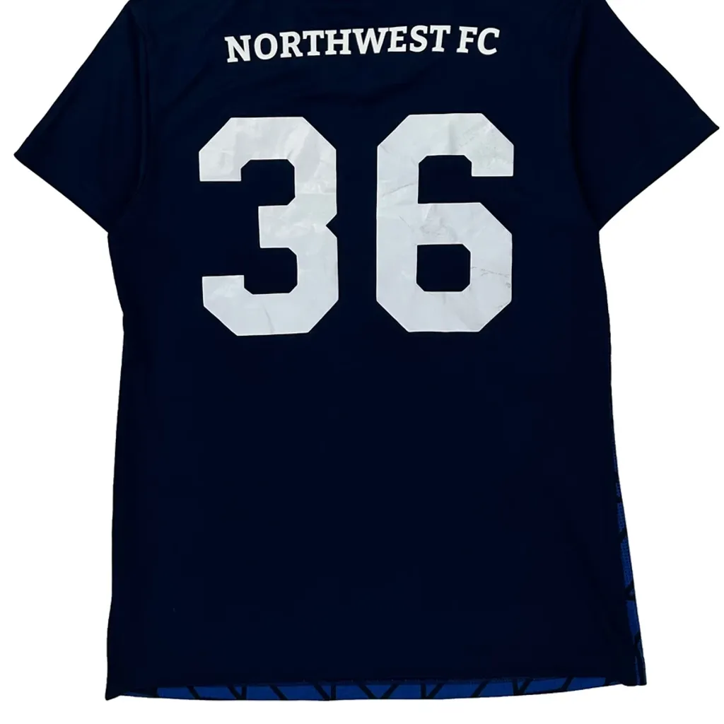 Age 12-14 Adidas Northwest Fc Jersey - Medium Blue Polyester - Image 7