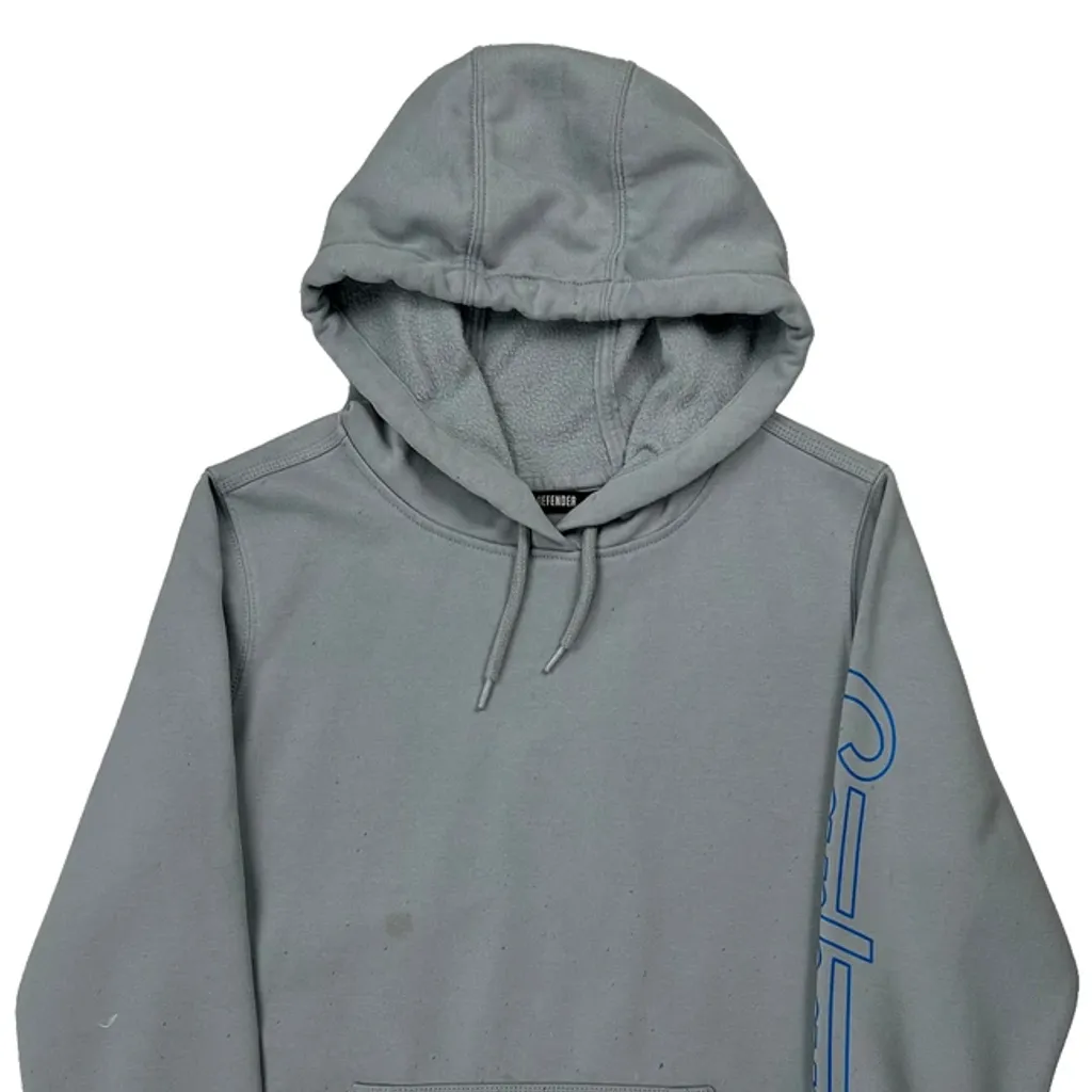 Age 12-14 Carhartt Hoodie - Large Grey Cotton - Image 4