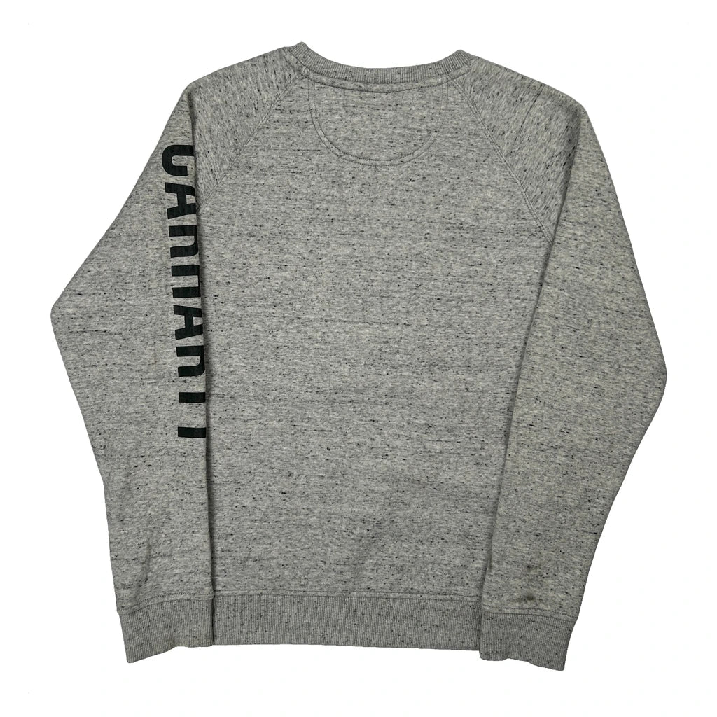 Age 12-14 Carhartt Sweatshirt - Large Grey Cotton - Image 2