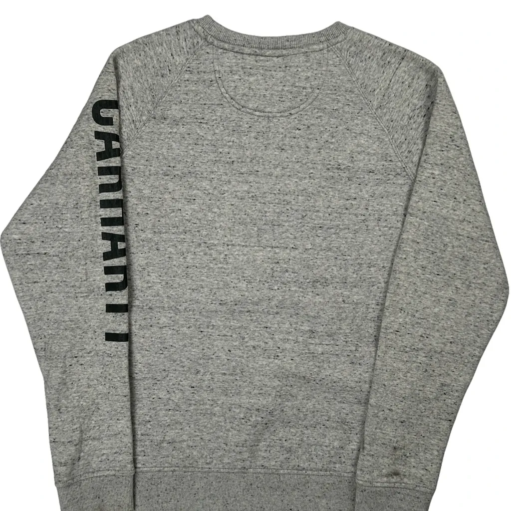 Age 12-14 Carhartt Sweatshirt - Large Grey Cotton - Image 6