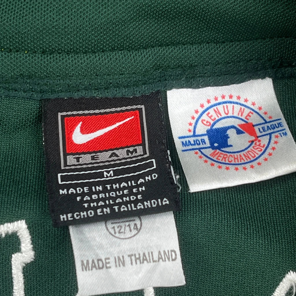 Age 12-14 Nike Oakland Athletics Jersey - Medium Green Polyester - Image 3