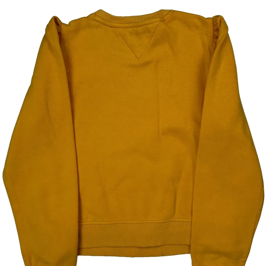 Age 12-14 Tommy Hilfiger Sweatshirt - Large Yellow Cotton - Image 7