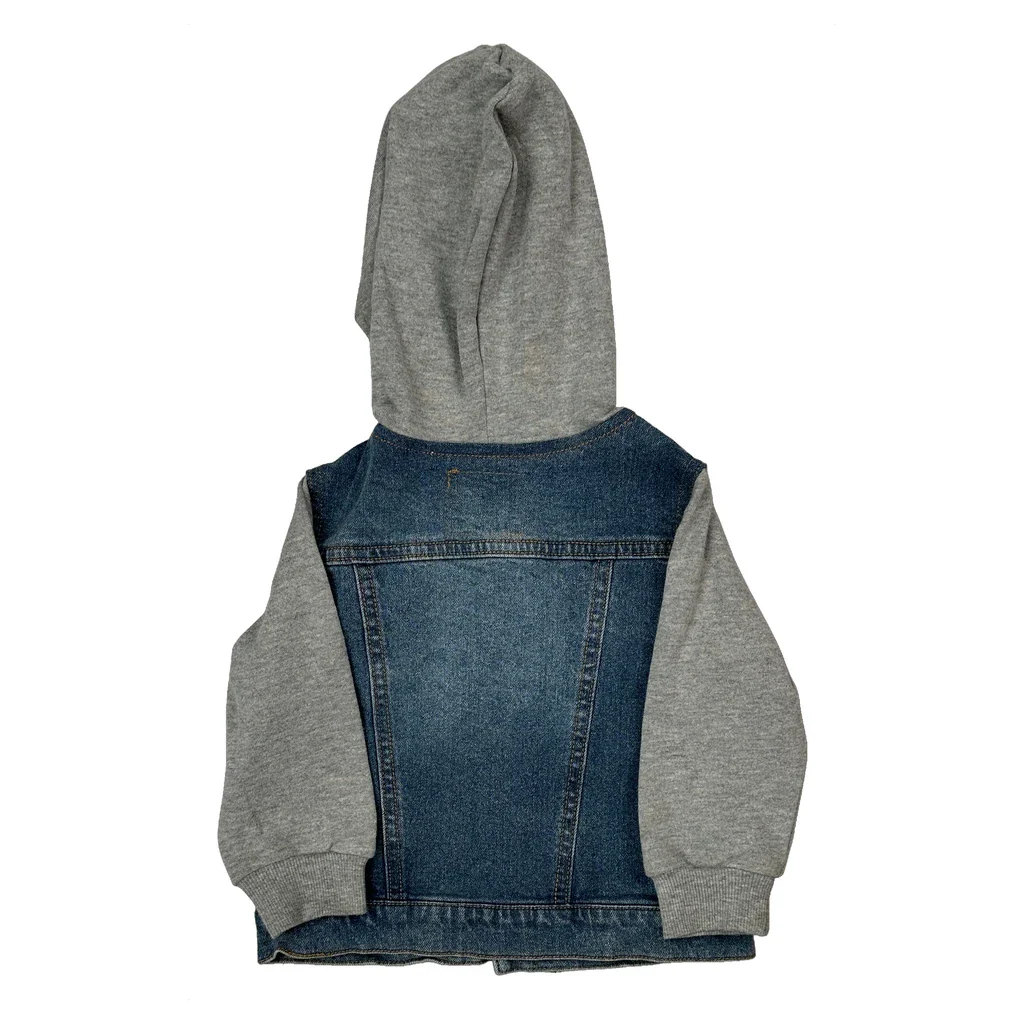 Age 12-18 Months Levis Denim Jacket - 3XS Blue Cotton - Image 2
