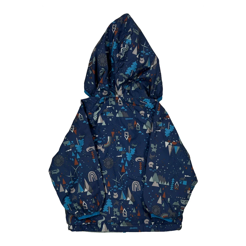 Age 12-18 Months Patagonia Graphic Jacket - 2XS Blue Polyester - Image 2