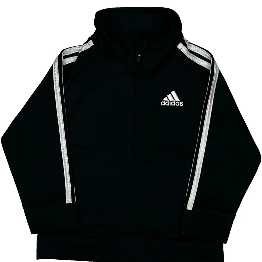 Age 12 Months Adidas Track Jacket - Large Black Polyester - Image 5