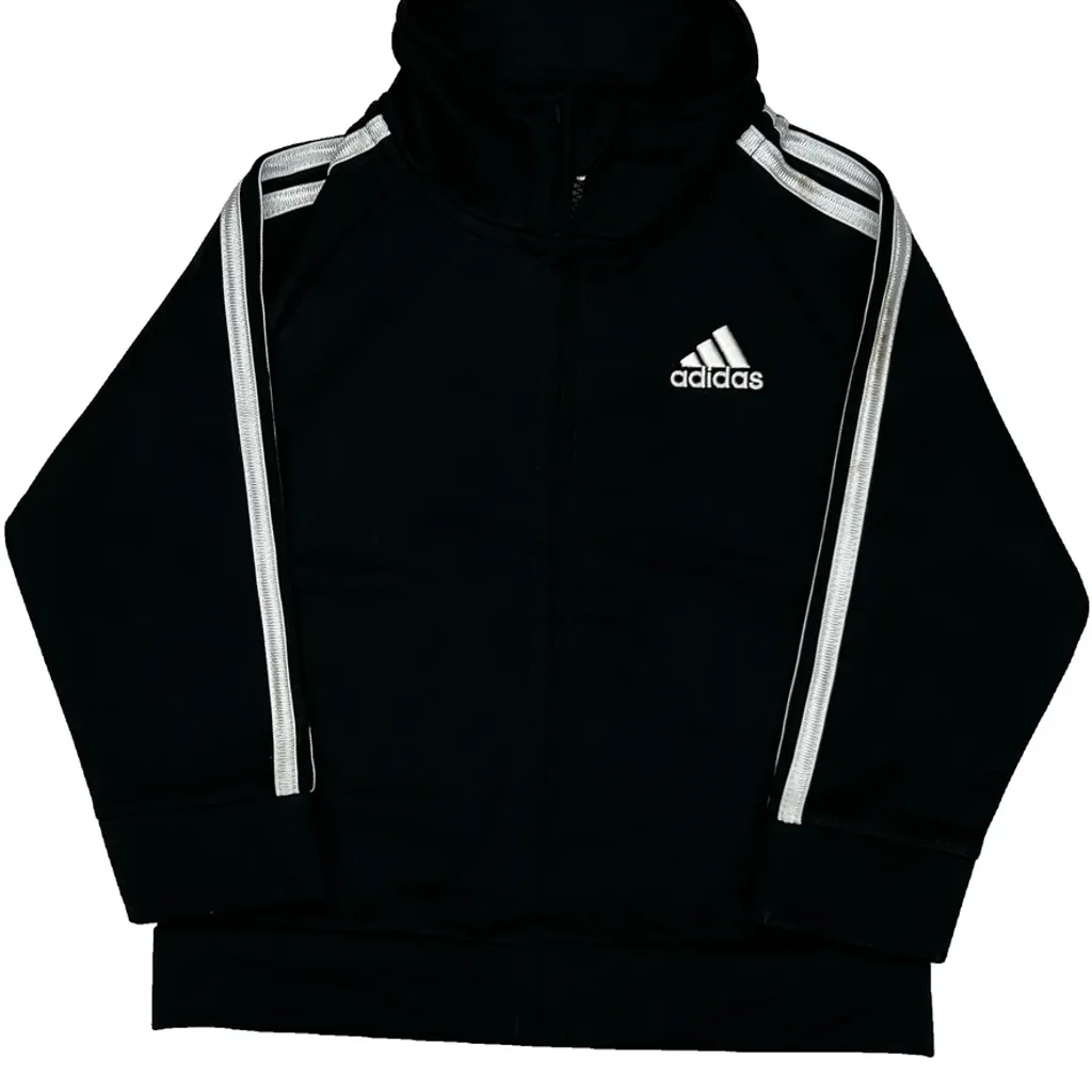 Age 12 Months Adidas Track Jacket - Large Black Polyester - Image 6