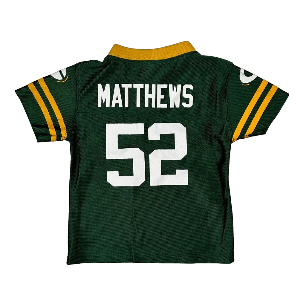 Age 12 Months Nfl Green Bay Packers Football Jersey - 3XS Green Polyester - Image 2