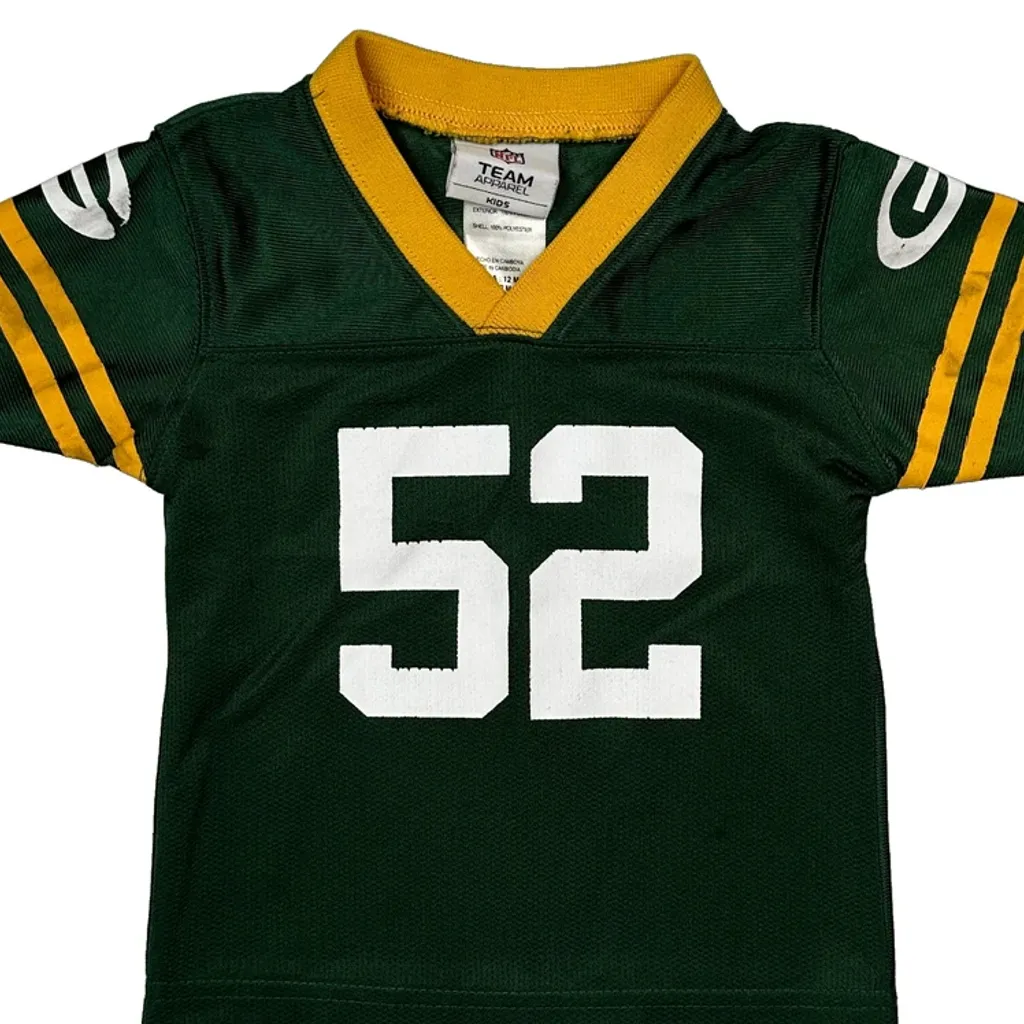 Age 12 Months Nfl Green Bay Packers Football Jersey - 3XS Green Polyester - Image 5