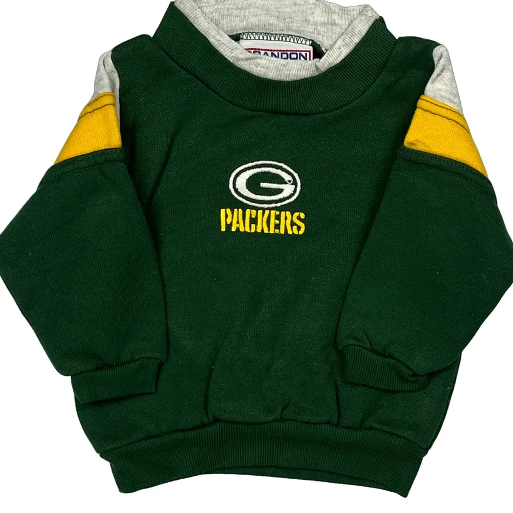 Age 12 Months Nfl Packers Sweatshirt - 3XS Green Cotton - Image 5
