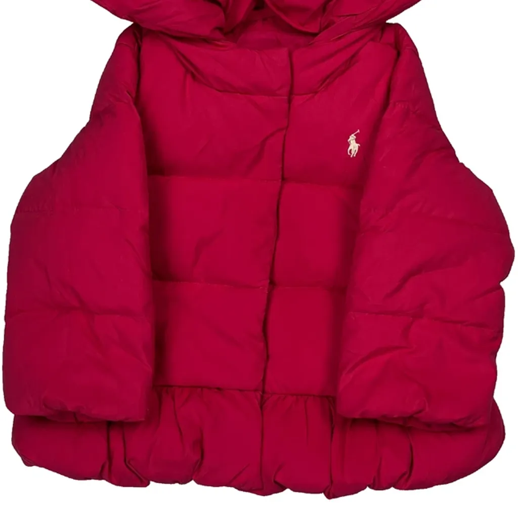 Age 12 Months Ralph Lauren Puffer - 2XS Red Polyester - Image 4