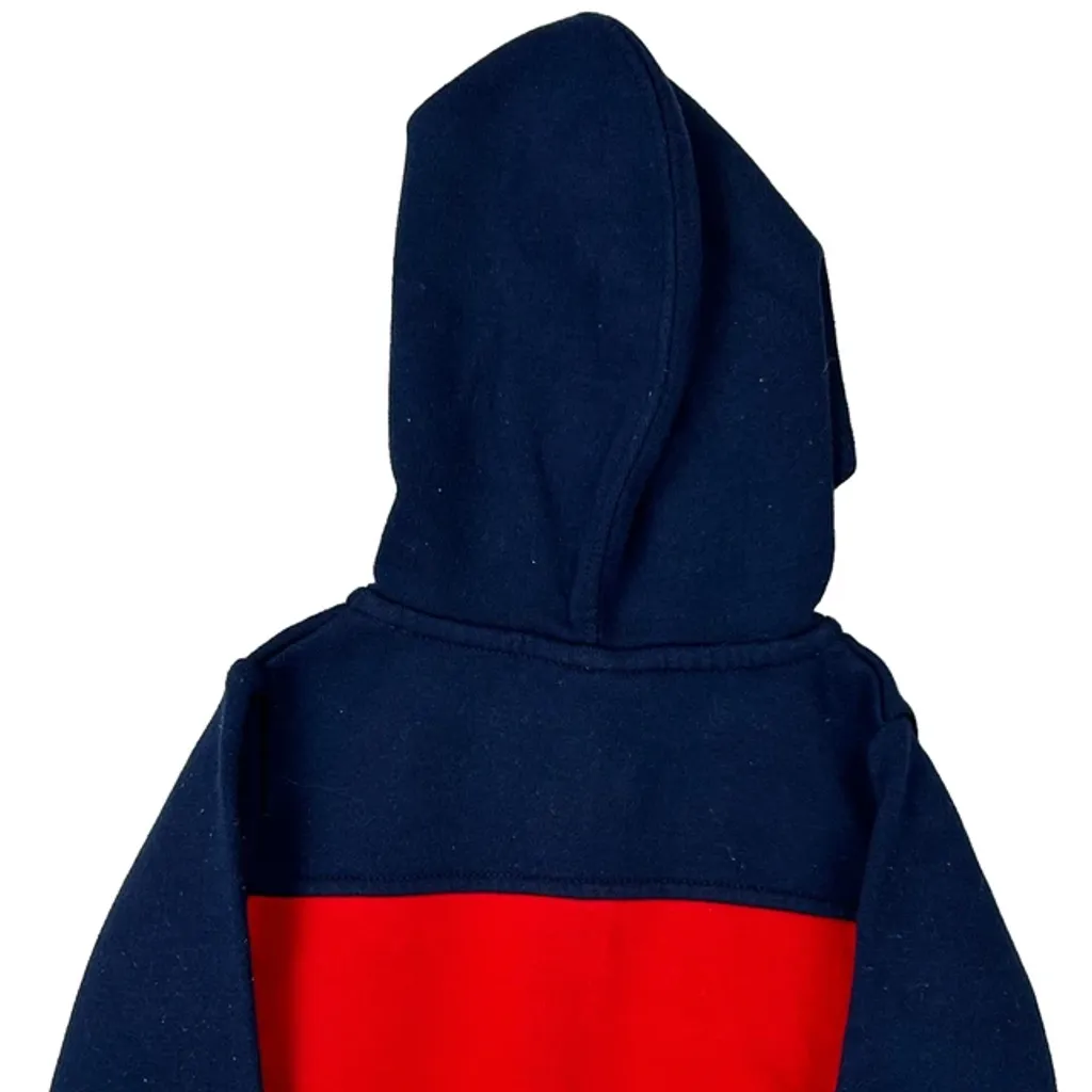 Age 12 Months Tommy Hilfiger Spellout Hoodie - 2XS Navy Cotton - Image 6