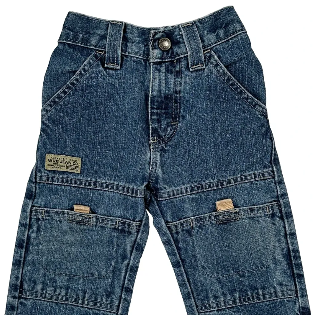 Age 12 Months Wrangler Jeans - Xxx-Smallw 8L Blue Cotton - Image 6