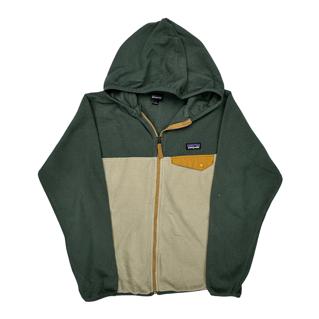 Age 12 Patagonia Fleece - Large Beige Polyester