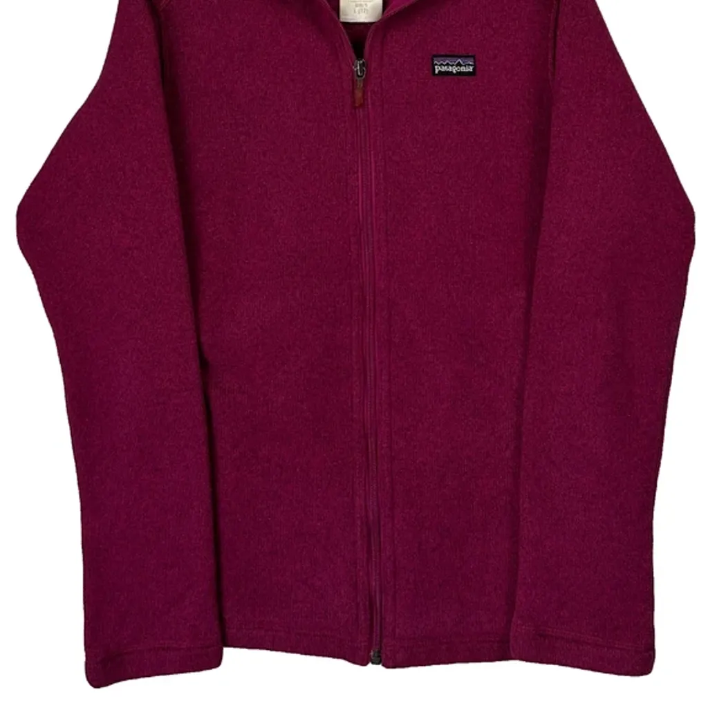 Age 12 Patagonia Fleece - Large Purple Polyester - Image 4