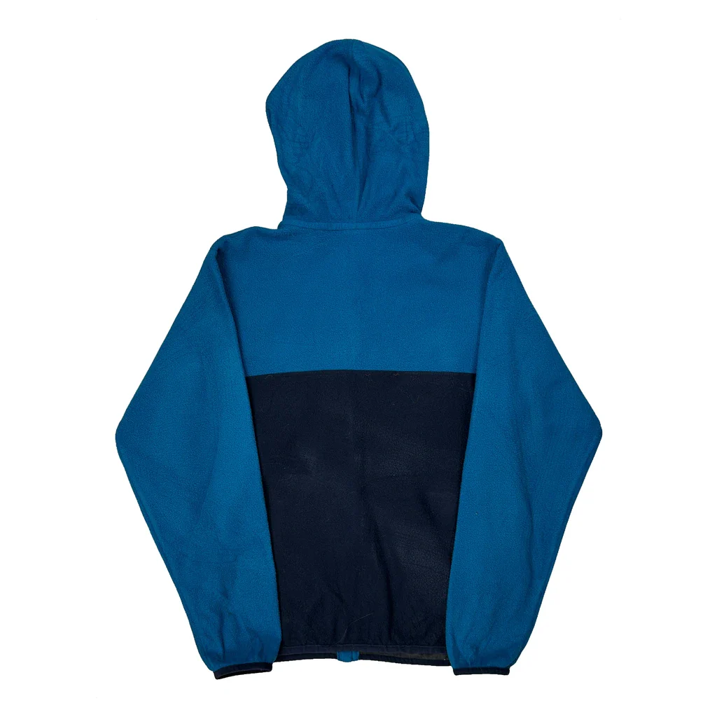 Age 12 Patagonia Fleece Jacket - Large Blue Polyester - Image 2