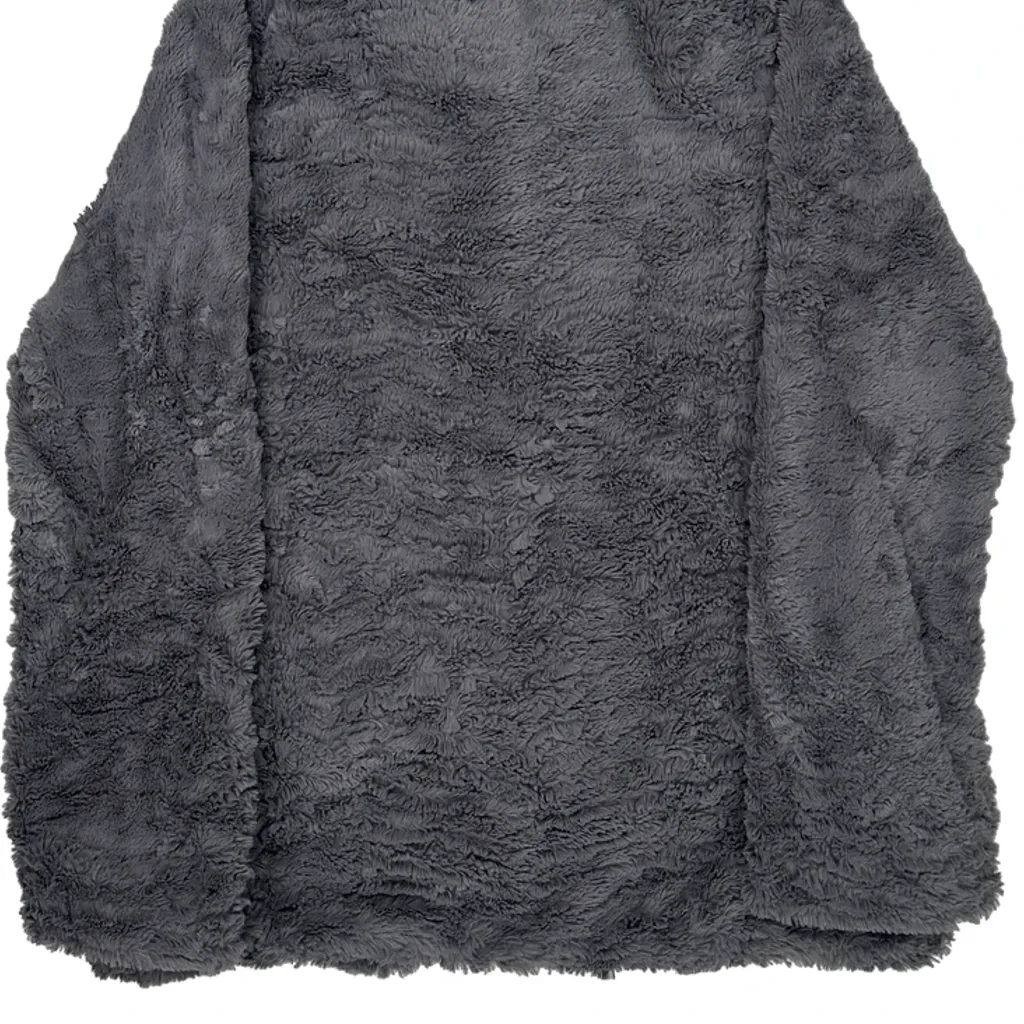 Age 12 Patagonia Fleece Jacket - Large Grey Polyester - Image 7