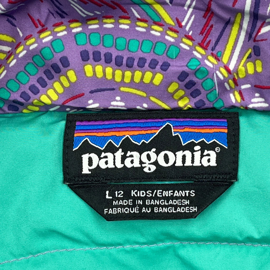 Age 12 Patagonia Puffer - Large Purple Polyester - Image 3