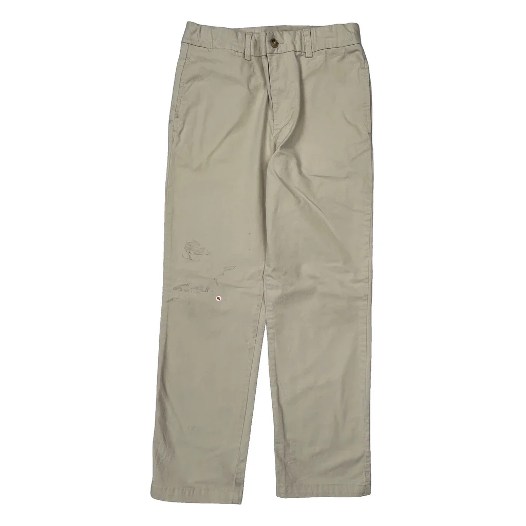 Age 12 Polo By Ralph Lauren Chinos - Large Beige Cotton - Image 2