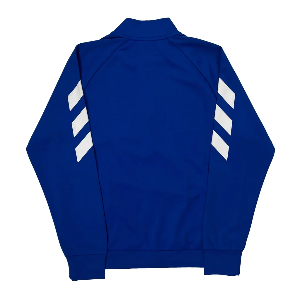 Age 13-14 Adidas Track Jacket - Large Blue Polyester - Image 2