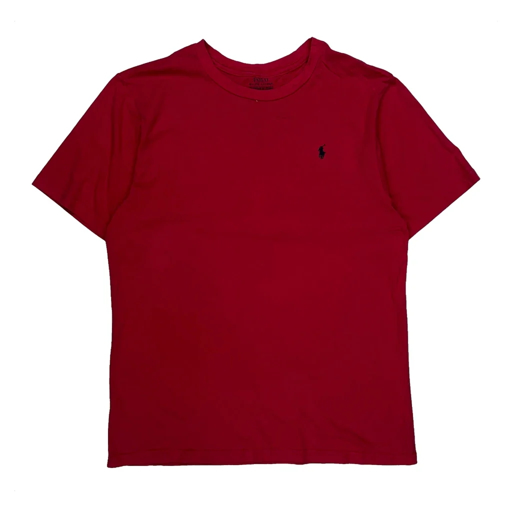 Age 13-14 Polo By Ralph Lauren T-Shirt - XL Red Cotton