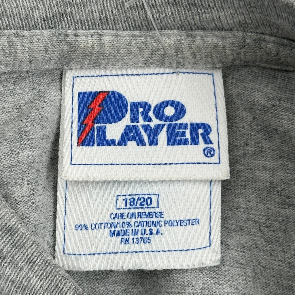 Age 13-15, Made In USA, Chicago Cubs Pro Player Mlb T-Shirt - XL Grey Cotton Blend - Image 3