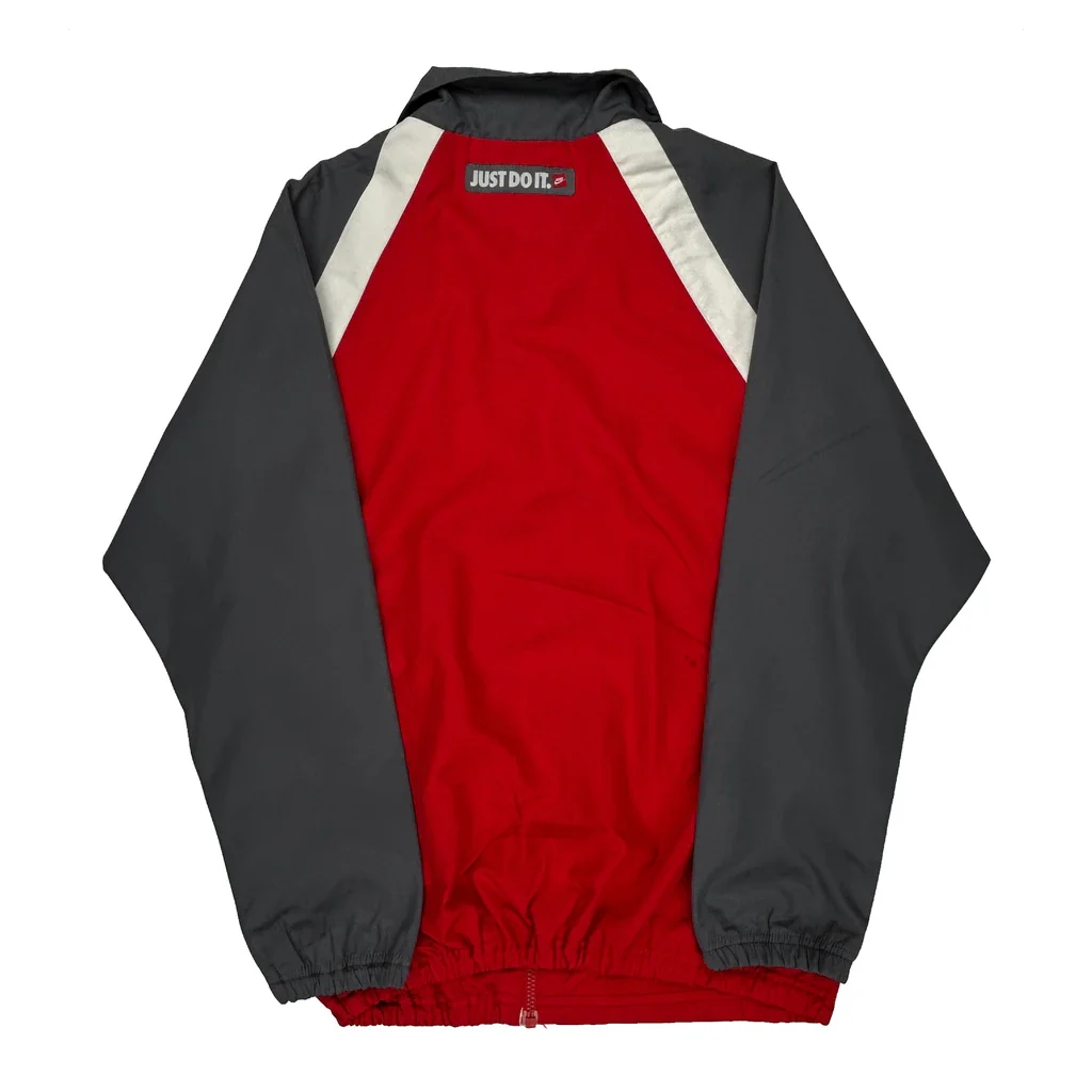 Age 13-15 Nike Track Jacket - XL Red Polyester - Image 2
