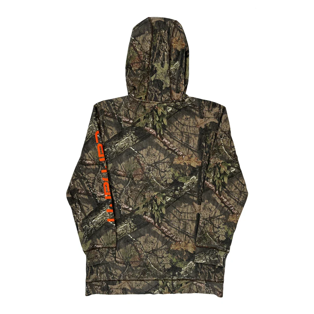 Age 14-16 Carhartt Camo Hoodie - Large Camo Cotton Blend - Image 2