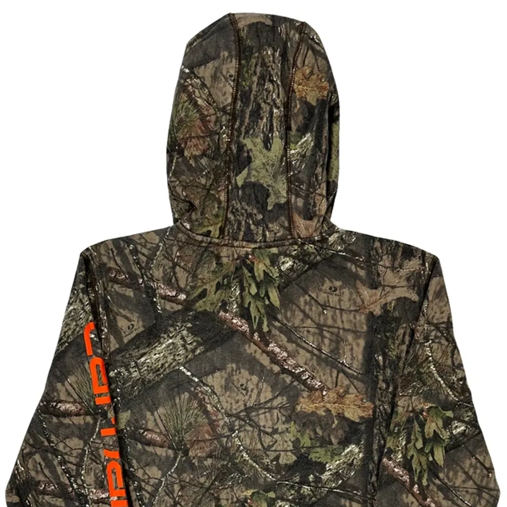 Age 14-16 Carhartt Camo Hoodie - Large Camo Cotton Blend - Image 6