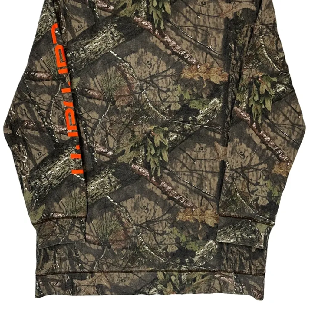 Age 14-16 Carhartt Camo Hoodie - Large Camo Cotton Blend - Image 7