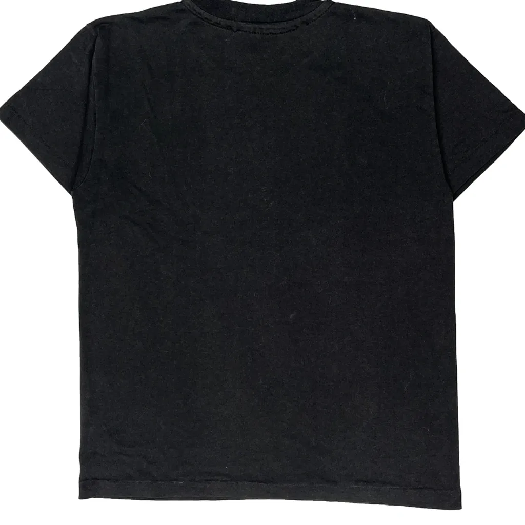 Age 14-16 Hanes Graphic T-Shirt - Large Black Cotton Blend - Image 6